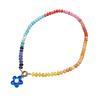 Delicate Floral Beaded Necklace Handcrafted Glass Jewelry Lightweight Design Excellent Gift For Her