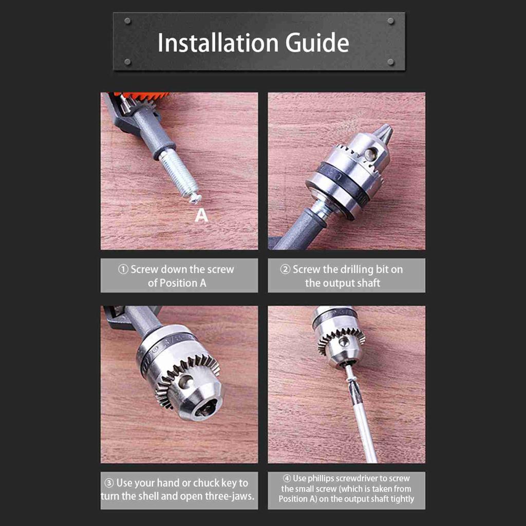 Hand Crank Drill All Steel Casting Drilling Drill Portable Mini Manual Drill with Double Pinions Hand Drill Tool for