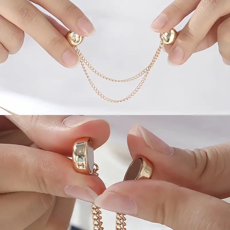 Multi-purpose Magnetic Clasp Set for Scarves, Shawls and Headscarves