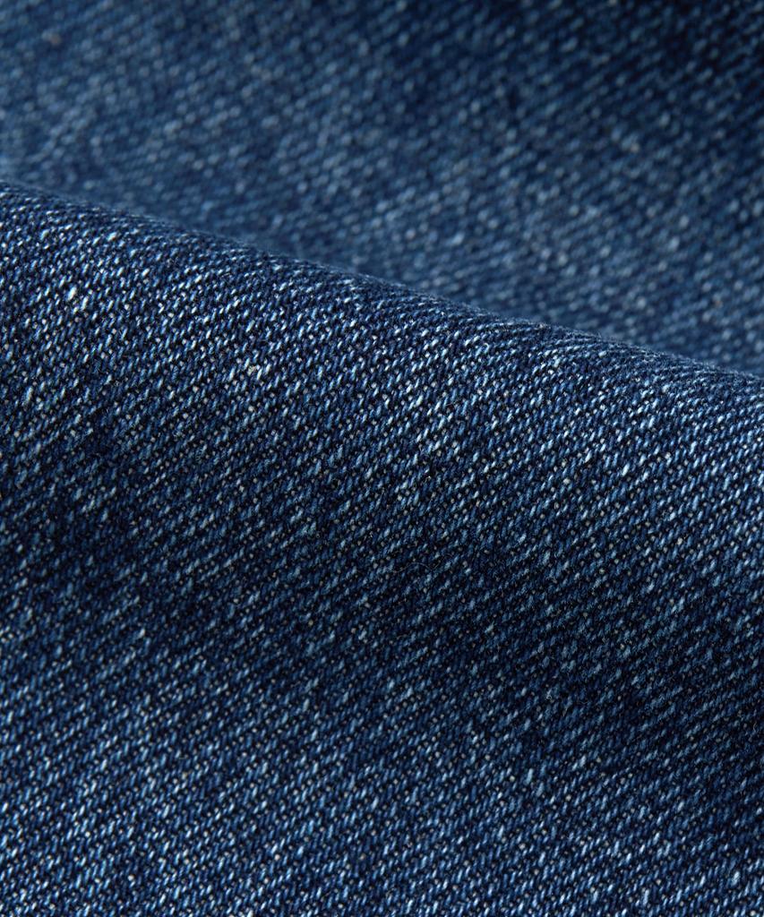 Toffee Washed Denim Trucker Jacket (Mid Blue)