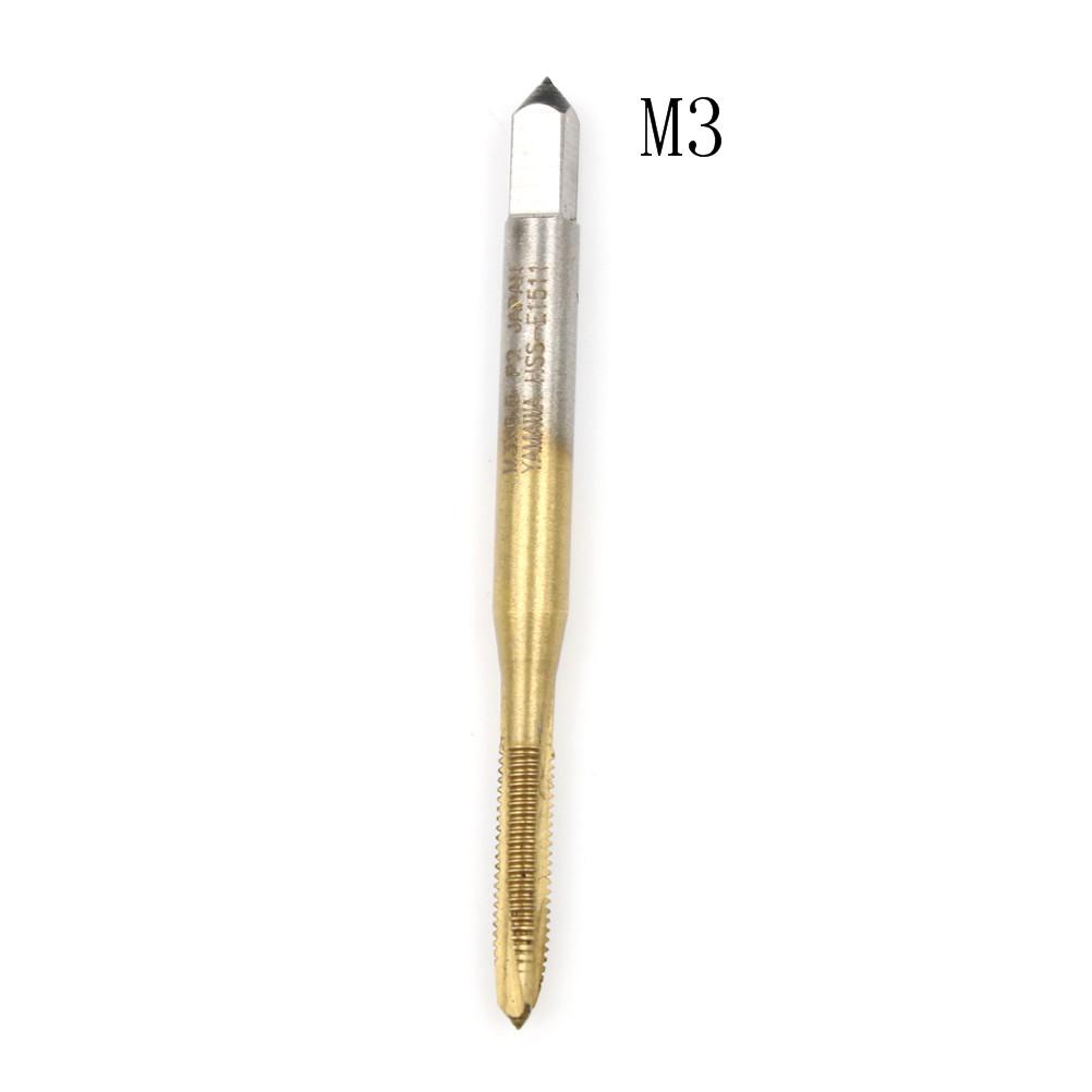 M2/M2.5/M3/M3.5/M4/M5/M6/M8 HSS Metric Straight Flute Thread Screw Tap Plug Tap High Quality