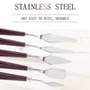 FAIS DU Cake Spatula 5 Piece/Set Baking Pastry Tool Toner Tool Stainless Steel Oil Painting Knives Scraper Art Tools