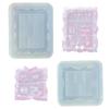 Silicone Mold for Crafting Custom Photo Frame Easy To Clean Frame Quicksand Mold  Flexible Moulds for Craft Enthusiasts