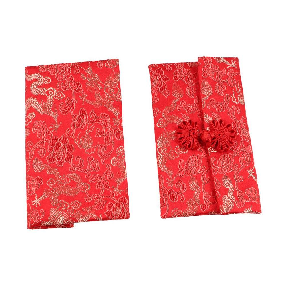 Chinese Traditional Best Wishes 2025 New Year Spring Festival Chinese Wedding Red Envelope Money Bags HongBao Red Packets