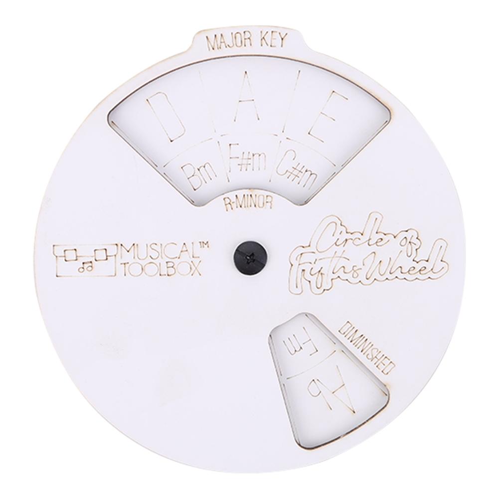 

1-5 шт. Круглые инструменты для мелодий, Современный минимализм, Цвет дерева, Деревянные инструменты, Круг квинтовых тональностей, Аксессуары для инструментов