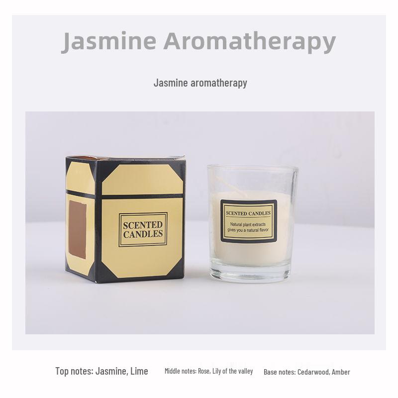 

Стеклянная ароматическая свеча INS - Сувенир для вечеринки на День святого Валентина, Подарок на день рождения Buy 1 get 1 free [2 cups total]