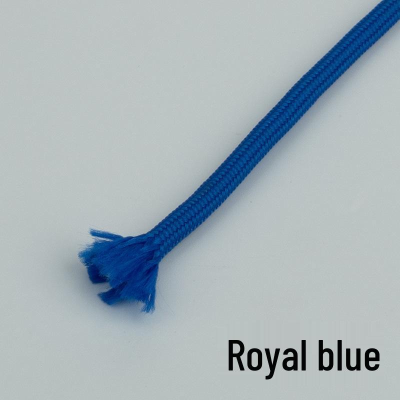 5mm Thick Colored Round Polyester Core Rope - Wear-Resistant for Binding, DIY Weaving, Clothing Waistbands, Hats, or Pants.