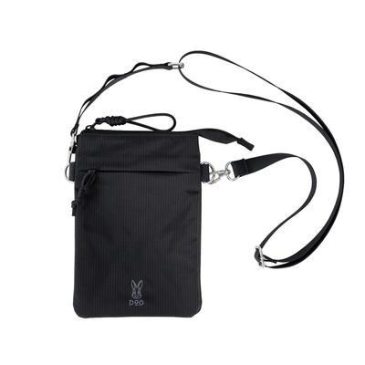 DOD Choisako Water Repellent Smartphone Shoulder Women's Shoulder Bag Sacoche Crossbody Pochette Vertical Lightweight Wallet Travel BA128-BK