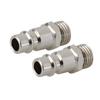 Silverline Euro Bayonet Coupler Male Thread (Pack of 2)