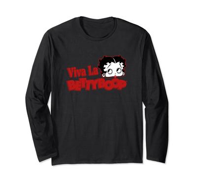 Betty Boop Viva La Betty Boop Langarm-T-Shirt