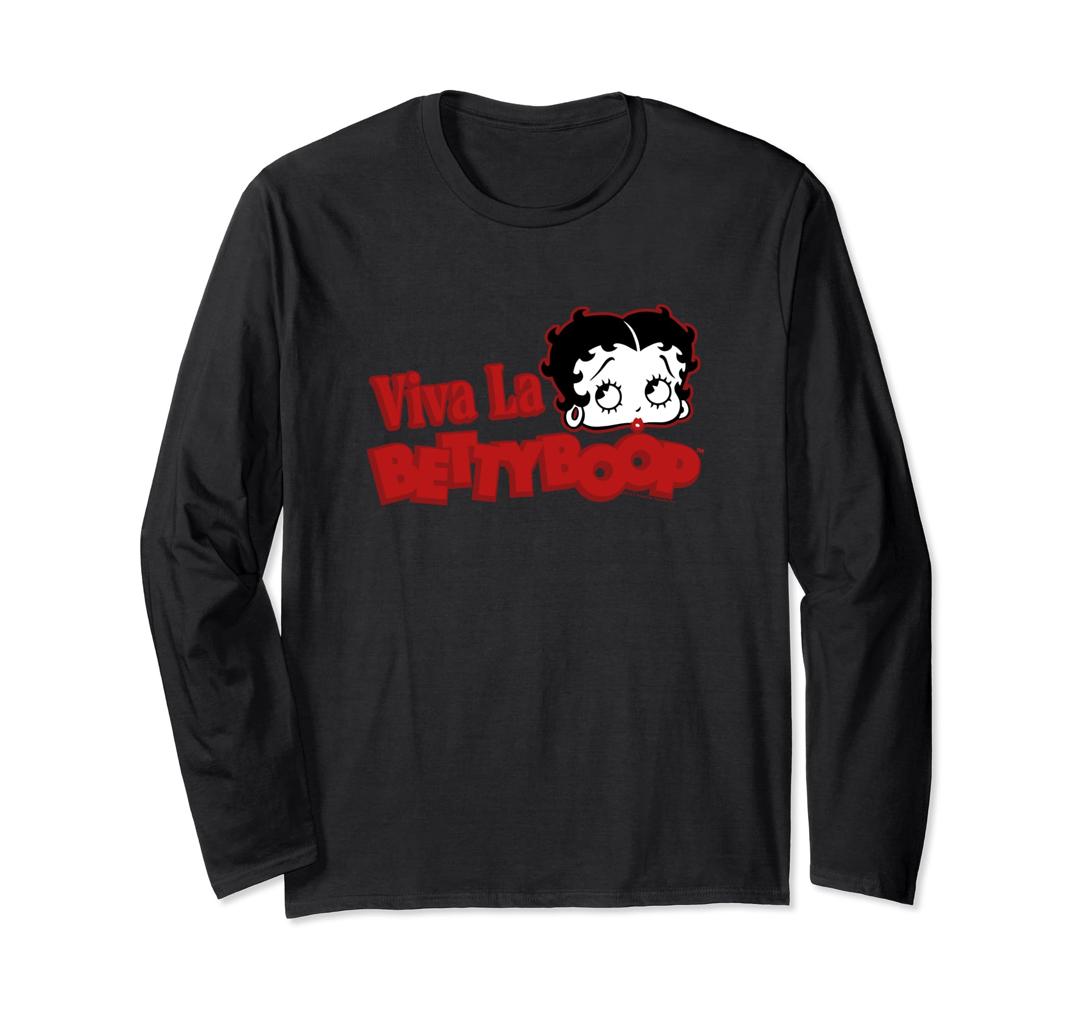 

Betty Boop Viva La Betty Boop Long Sleeve T-Shirt