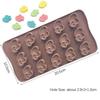 Heart-shape Silicone Mold for Baking Pan Patisserie Candy Bar Chocolate Mould DIY Wedding Gift Epoxy Resin Molds Kitchen Supply