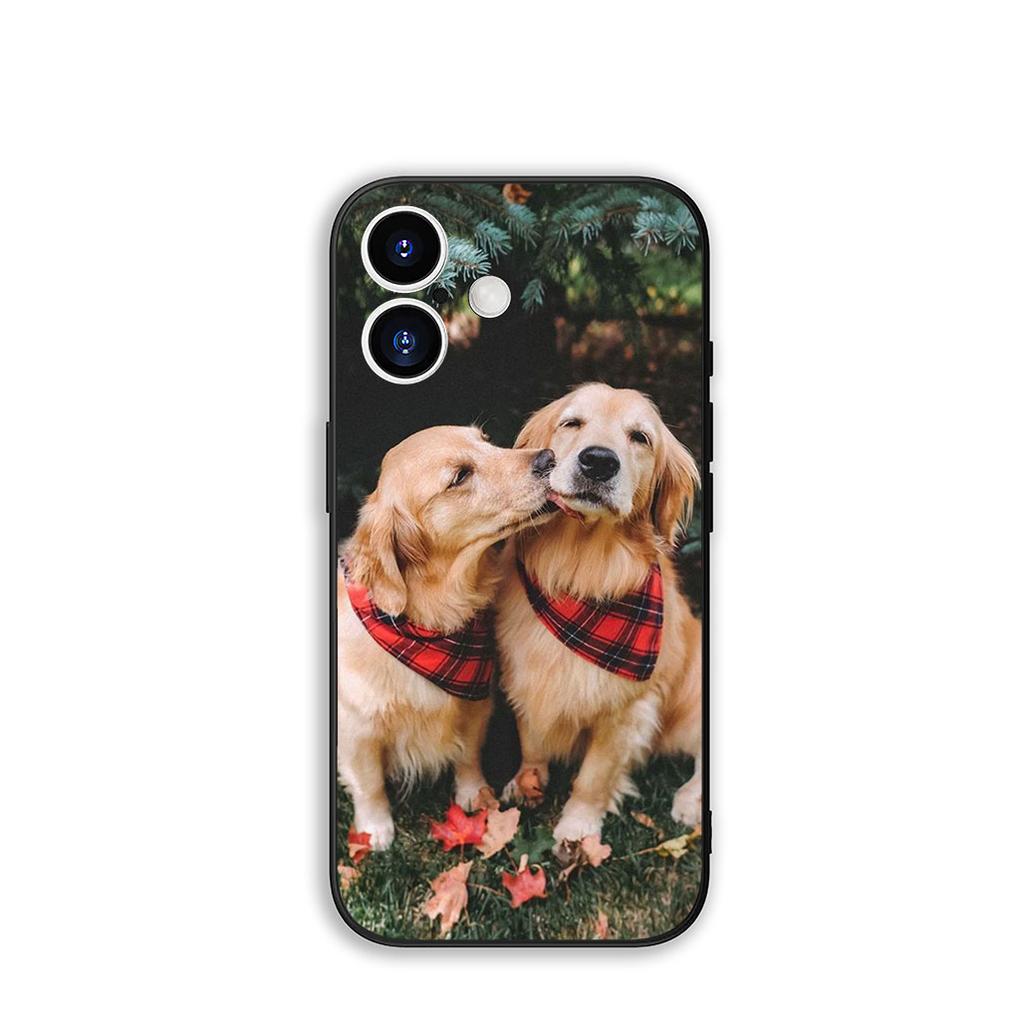 Phone Cover Cute Animal Golden Retriever Dog for Apple iPhone 17 16 11 Pro XS Max XR 6 7 8 Plus + 16E SE 2020 Air 5 8+ Case