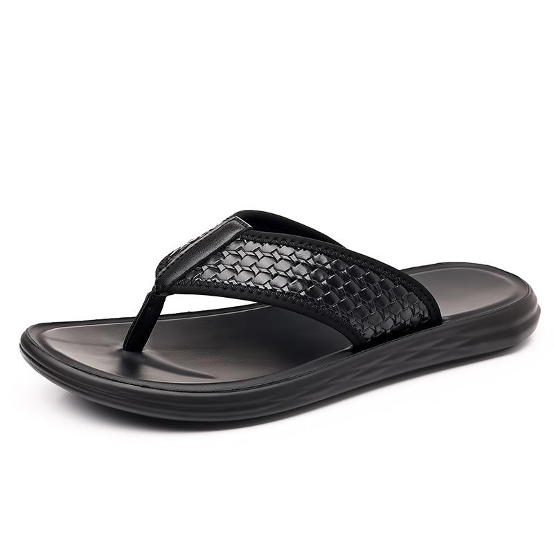 

Мода 2024 Лето Лидер продаж Мужская обувь на плоской подошве Водонепроницаемая пляжная обувь Мужские мягкие нескользящие шлепанцы высокого качества Бесплатная доставка 44