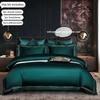 4/6pcs Duvet Cover 100% Egyptian cotton Three Lines embroidery housse de couette for bedroom Pure Cotton Bed Cover King
