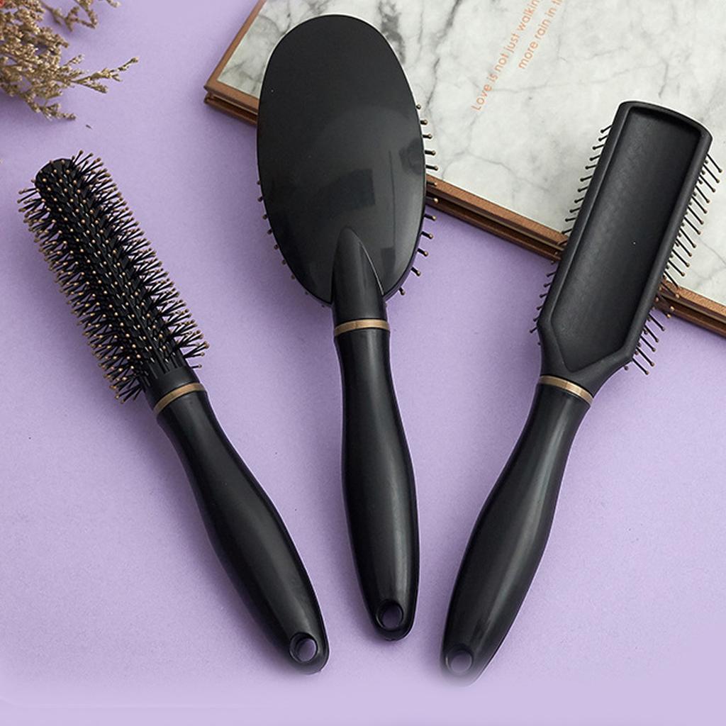 Air-Cushion Scalp Massage Comb - Meridian Therapy & Anti-Tangle Wide Tooth Design for Long Straight Hair, Anti-Static Home Salon Comb Women Men