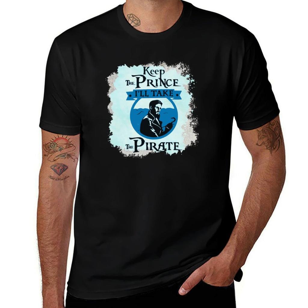Ill take the pirate TShirt Retro Style Print Casual Top