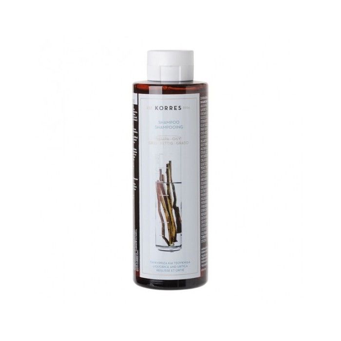 Korres shampooing purifiant réglisse & ortie 250ml
