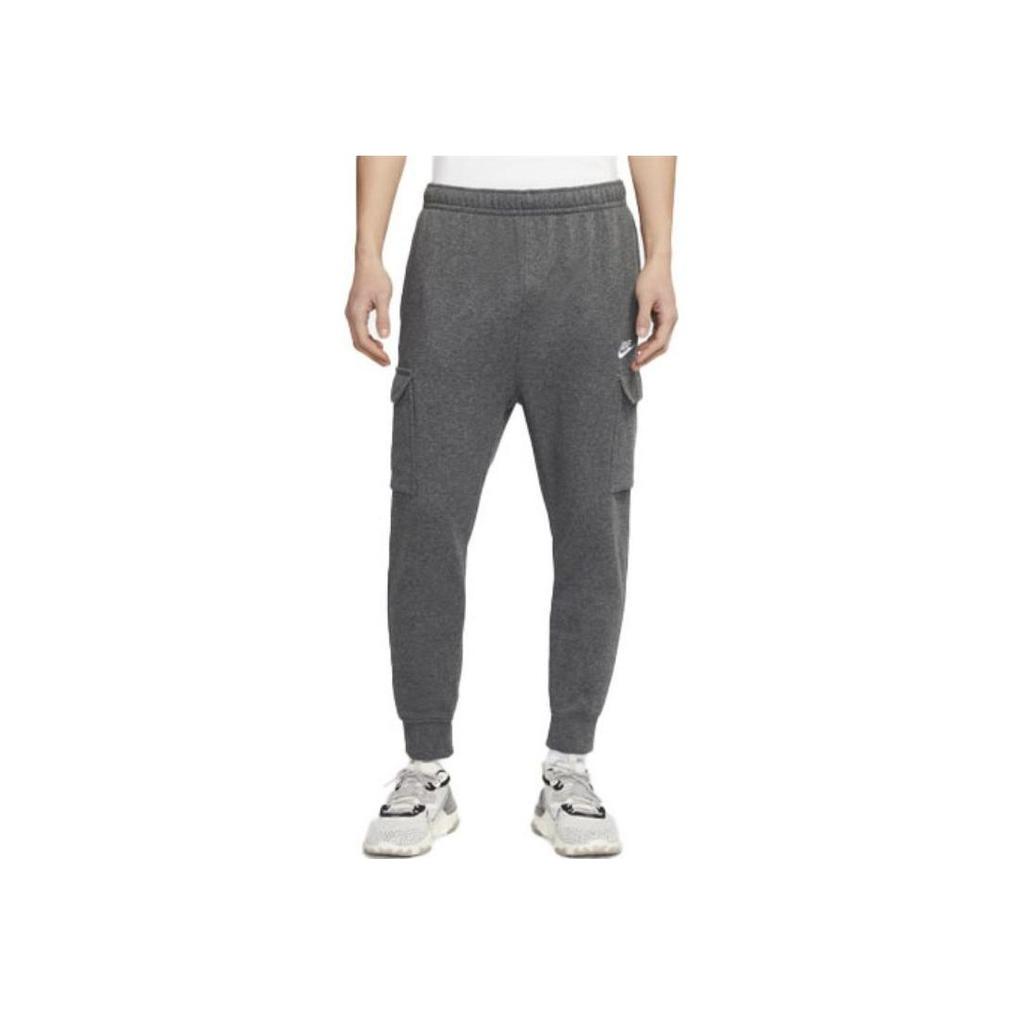 Nike Sportswear Club French Terry Cargo Joggers Men Bottoms Grey CZ9955-071