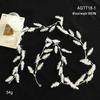 Christmas Vine & Branches: Champagne White & Gold Powder Tree Decor
