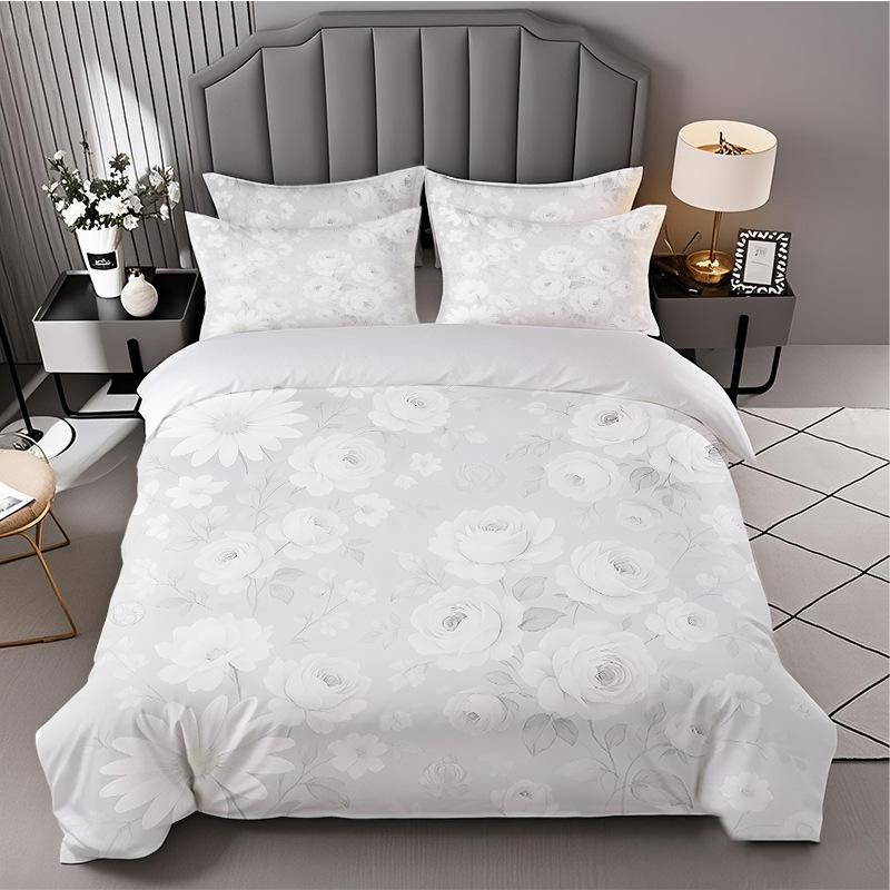 

Quilt Cover Three-Piece Quilt Cover Set 05 140cm * 200cm - cover + and 1 piece