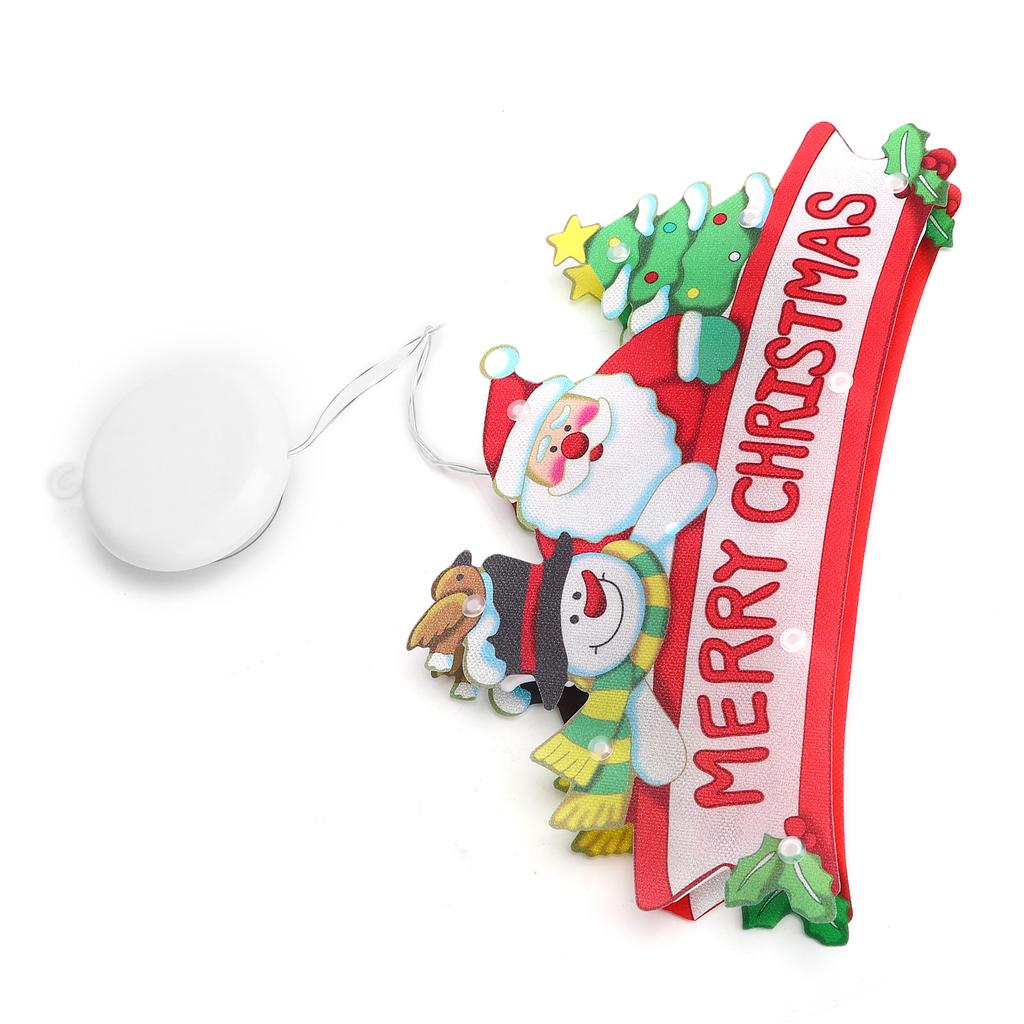 Weihnachtsdekorationslichter LED Saugnapf Fensterhängeleuchten für Weihnachts-Ladendekoration