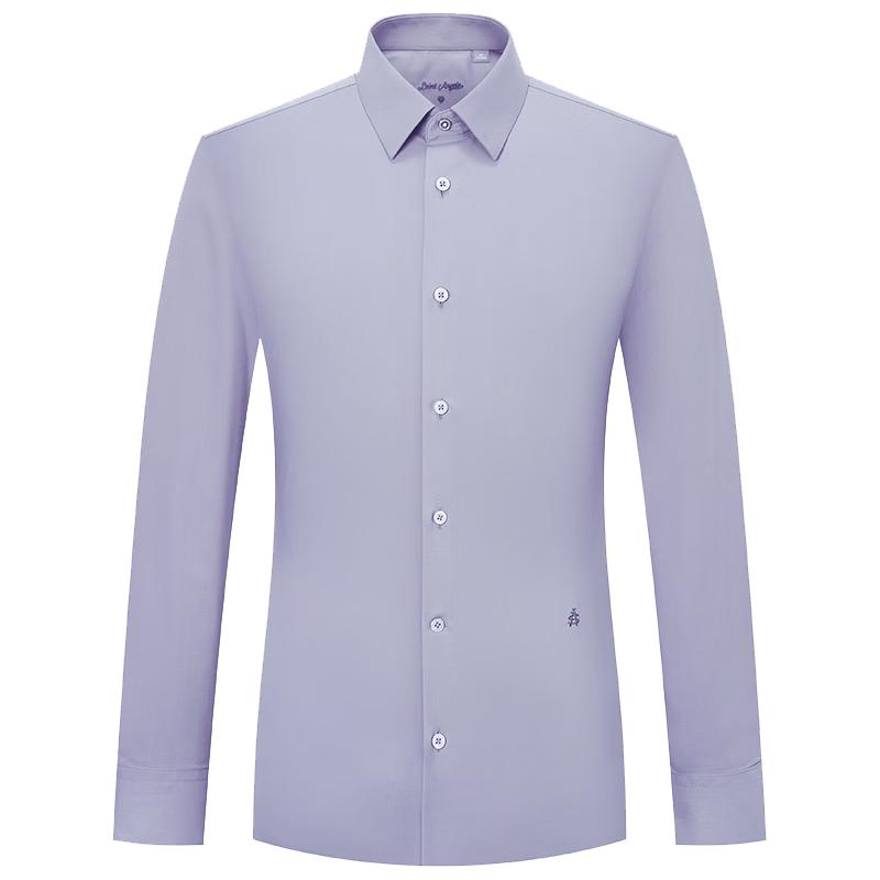 Saint Angelo Men s Slim-fit Long-sleeve Formal Wedding Shirt EBC231217S 40