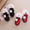 Girl Snow Boots Elegant Fluffy Children's Winter Boots for Princess Warm Versatile Kids Fashion Ankle Cotton Boots Causal Cute