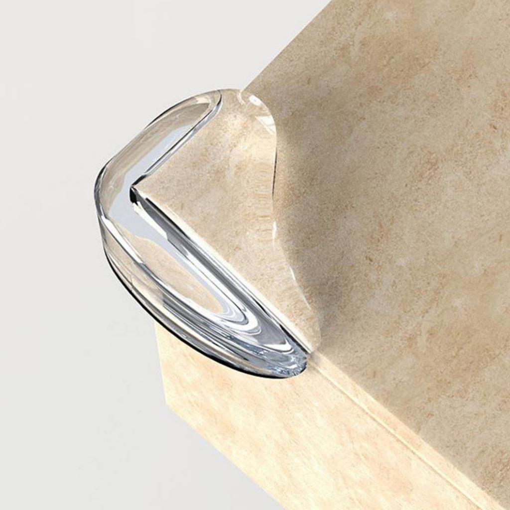 10PCS Corner Protectors for Baby Silicone Clear Baby Proofing Furniture Corner Guard Bumper Cushion