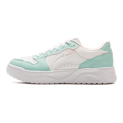 Klassische Mode Vielseitige Jugendliche Weiße Sneaker Damen Sneaker Grün AGCV180-5