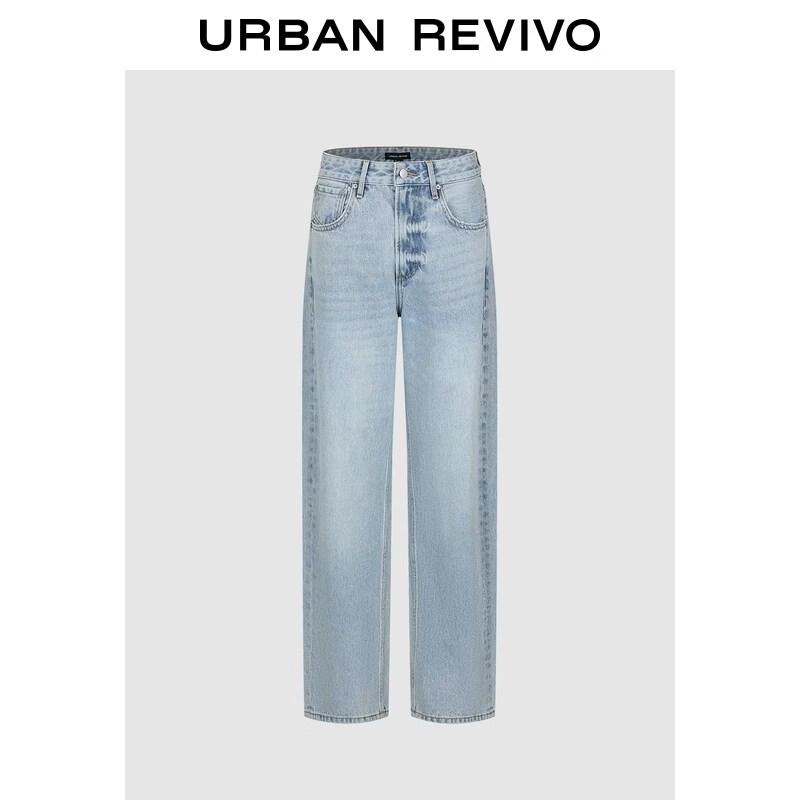 

UR2026 Women s Retro Straight-Leg Denim Jeans 26