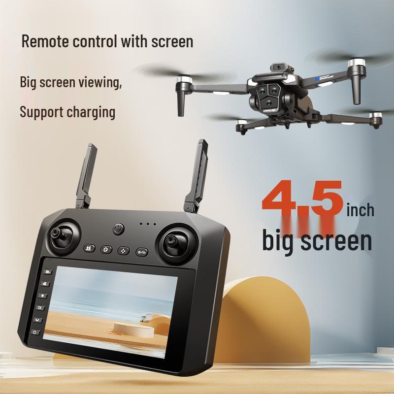 High-Precision Drone with Large Display, Intelligent Obstacle Avoidance, HD Aerial Photography & Brushless Motors