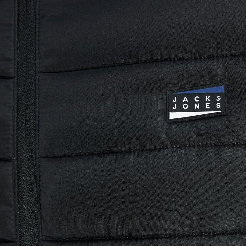 سترة رجالية مبطنة بسحاب وغطاء للرأس من JACK & JONES