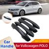 Acoperire pentru capacul mânerului ușii mașinii pentru Volkswagen VW POLO MK6 AW BZ 2017 ~ 2018 Autocolante de protecție pentru piese exterioare auto accesorii