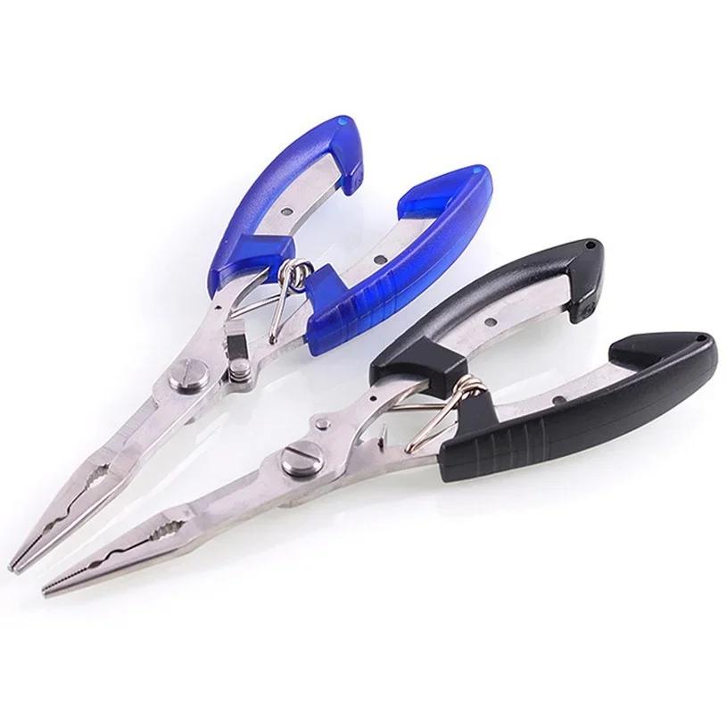 Multifunction Fishing Plier Scissor Line Cutter Lure Hook Remover Tackle Cutting Tool 17CM