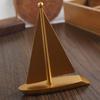 Creative pure brass smooth sailing, sailing ornaments, wine cabinets, decorations, handicrafts, office, living room, desktop home