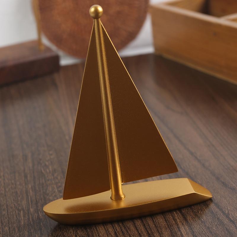 Kreatives reines Messing, glatte Fahrt, Segelornamente, Weinschränke, Dekorationen, Kunsthandwerk, Büro, Wohnzimmer, Schreibtisch Zuhause