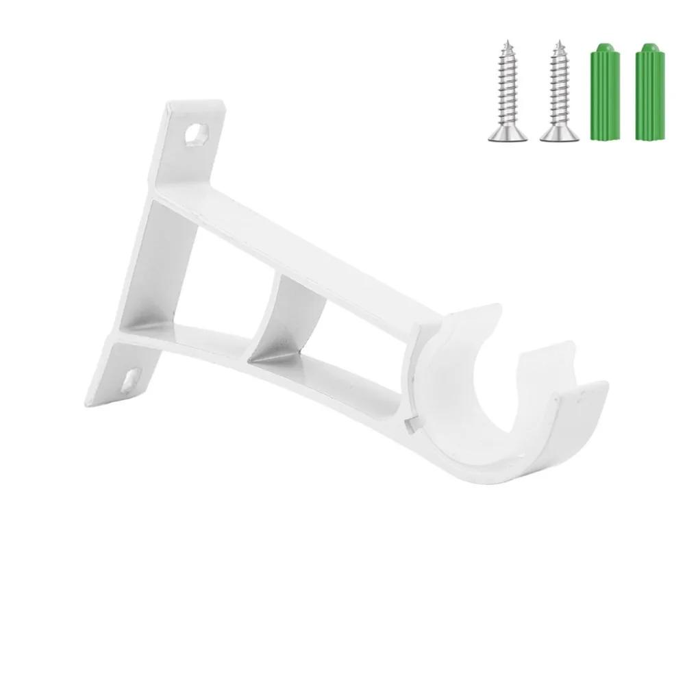 Nuevo Soporte para Barra de Cortina de Aleación de Aluminio de Alta Resistencia con Tornillos Clip de Fijación de Cortina Herramientas de Ferretería Metálica Únicas para Ventanas