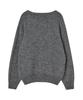 SILN Alpaca Blend Raglan V Neck Knit (Melange Grey)