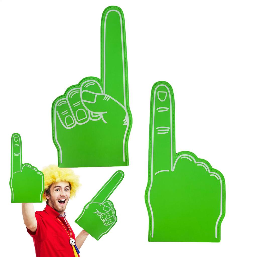 1PC Cheer Up Foam Fingers For Sports Number 1 Cheer On Cheerleading Props Hand Finger Gloves 18 Inch Sports Cheer Fan Finger