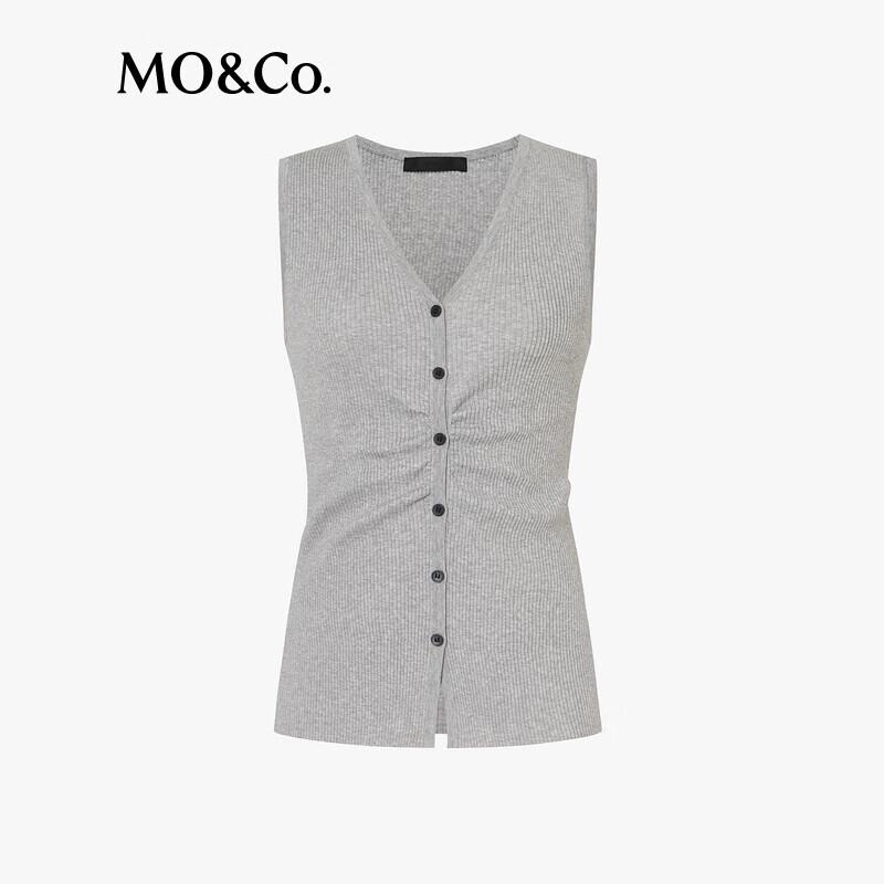 MO&Co. French Style V-Neck Knit Vest