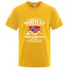 Norwegen Flagge Fjord Berg 2025 Neu Unisex Normal Dünn Kurzarm Sport Schnelltrocknend T-Shirt Fitness Atmungsaktiv Vielseitiges Oberteil