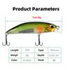 7cm 8g Submerged Minnow Lua Bait Specialized Long-Range Fishing Lures for Sea And Water Fishing Targeting Mandarin Fish And Bass
