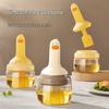 Silicone Barbecue Oil Brush with Integrated Bottle - Heat Resistant, Food Grade for Baking