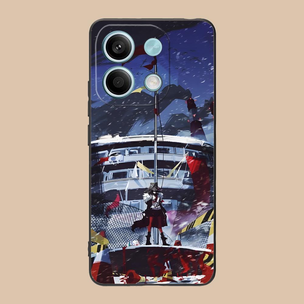 Arknights Zima Matte TPU Mobile Phone Case for POCO F8 F7 F6 F5 F4 F3 F2 Pro GT C75 C71 C65 C61 C40 Pro Ultra Colorful Cover