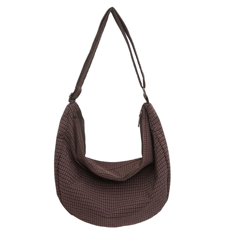 

Casual Crossbody Bag Laid-back Style Dumpling Bag Simple and Versatile Single-shoulder Bag
