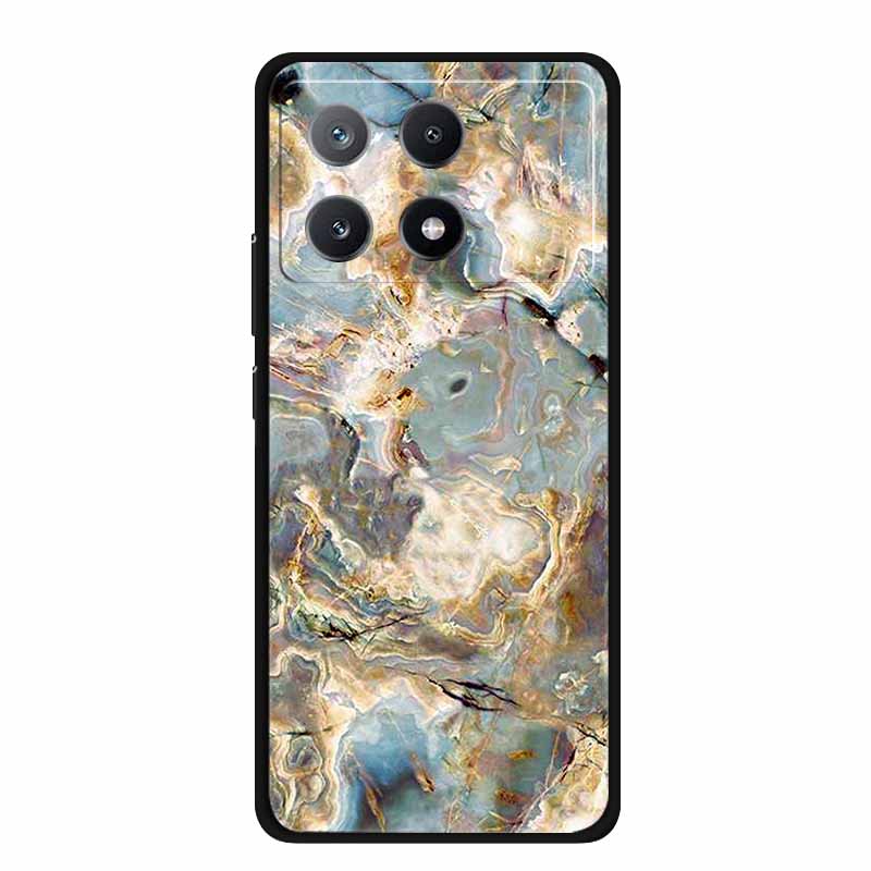For Xiaomi Poco F8 Pro Case Gradient Marble Silicone TPU Soft Phone Case for Poco F8 Pro Pastel Back Cover Funda Poco F8 Pro 5G