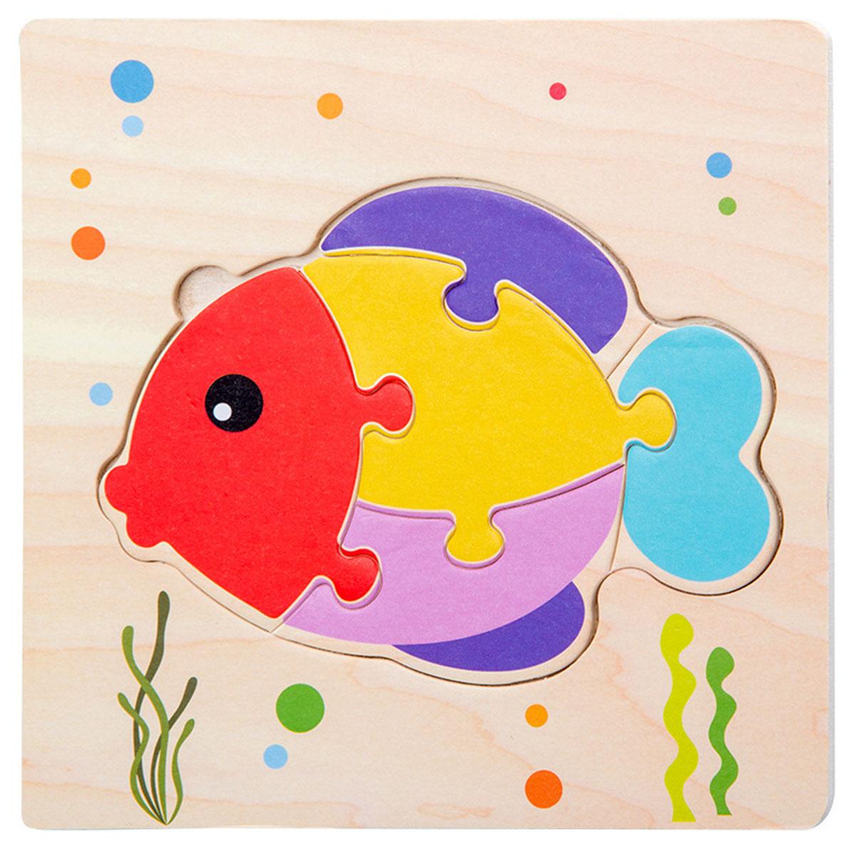 

1pc Wooden Jigsaw Puzzle Children Montessori Games Cartoon Animal Vehicle Puzzles designed for Kids Learning Educational Toys