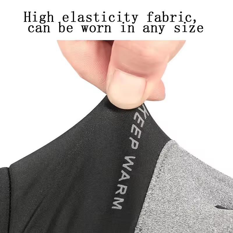 Winter Warm Non Slip Thick Gloves for Men Motorcycle Riding Touch Screen Waterproof Gloves Outdoor Skiing Running Climbing Sport