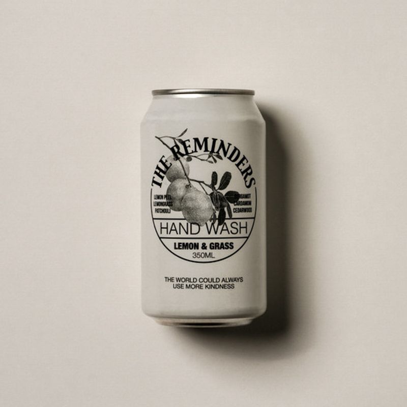 Hand Wash Refill 350ml (Can Only) Choose 1 of 3 types Lemon and Grass